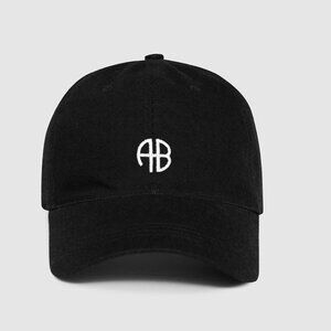 Anine Bing Jeremy Baseball Cap - Black Denim